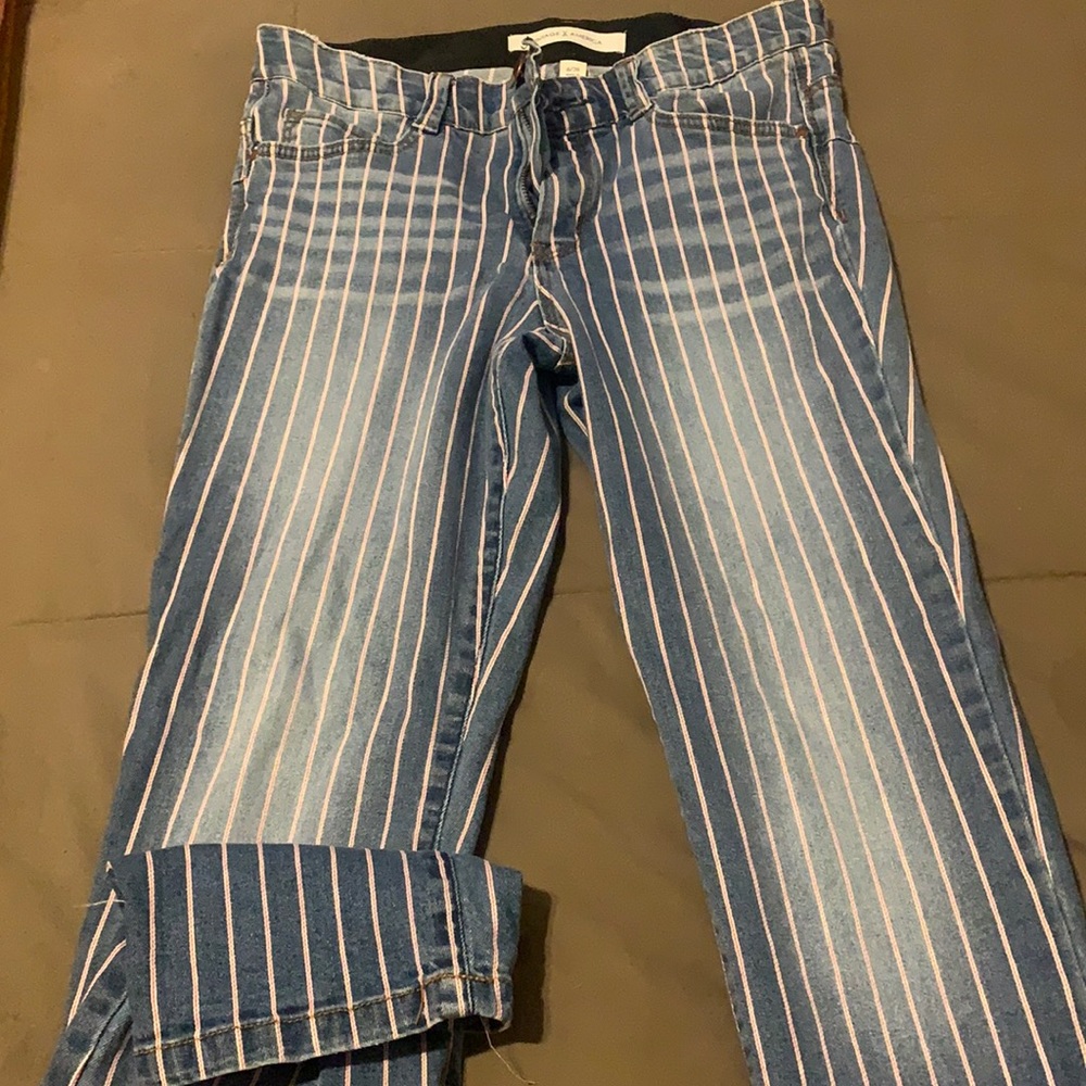 Vintage America Striped Jeans